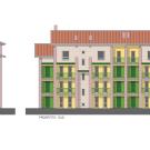 Edificio di Edilizia residenziale pubblica in Beinasco Lotto 1Pu - Rn1 - prospetti