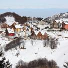 Borgo "Stalle Lunghe" a Prato Nevoso - vista d'insieme da valle