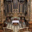 Restauro chiesa della Visitazione a Torino - vista dell'altare principale